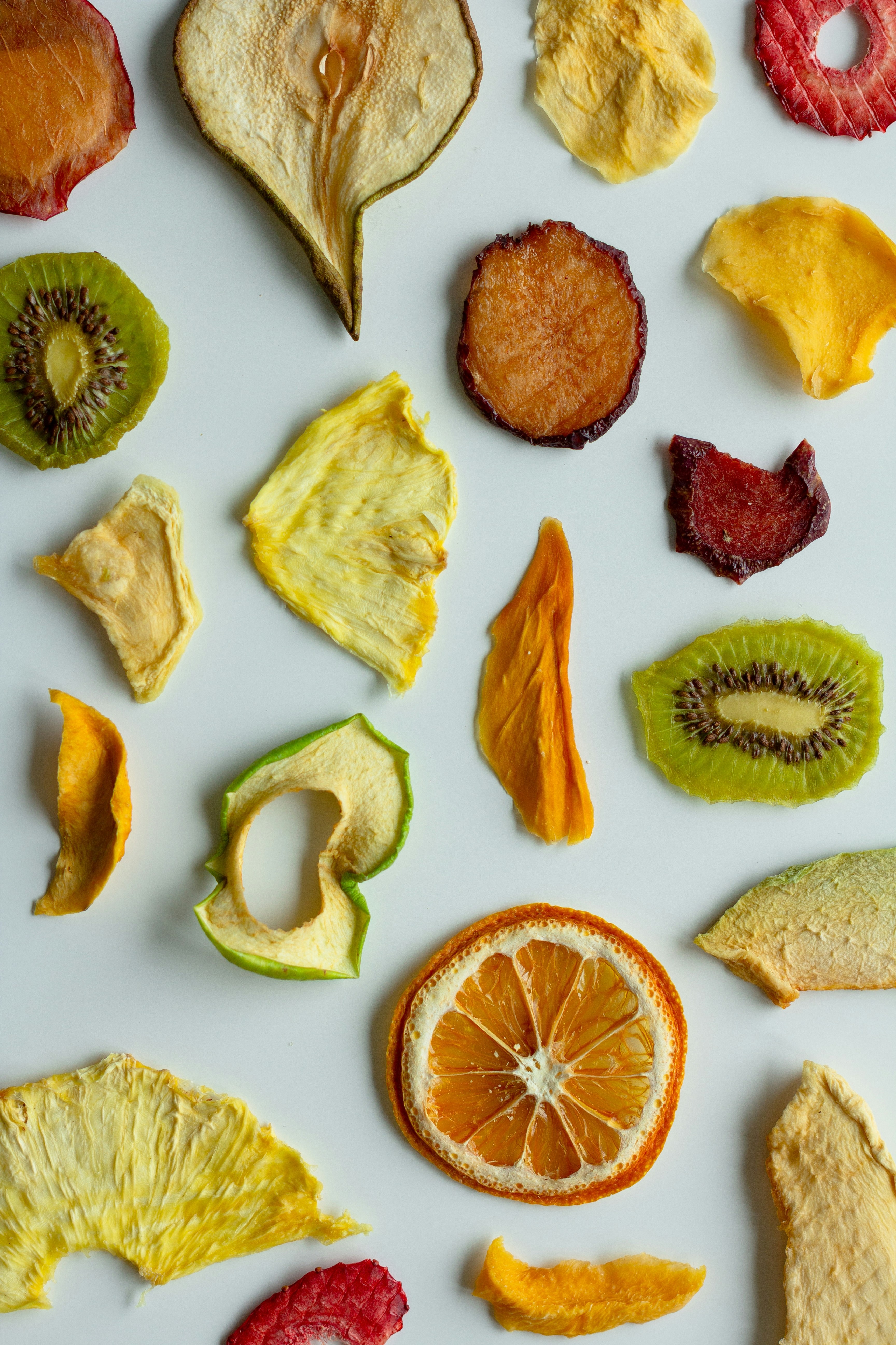 Vibrant dried fruit and vegetable slices — the colourful heart of Soul Harvest's produce